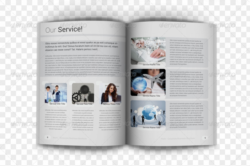 Brochure Business Brand Font PNG