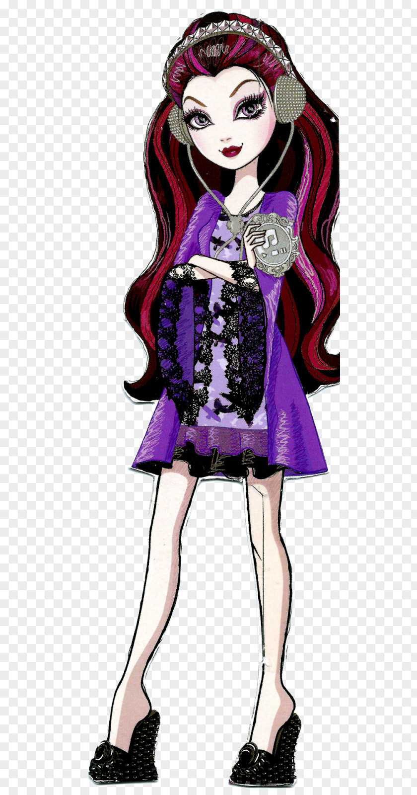 Doll Ever After High Legacy Day Apple White Monster Queen PNG