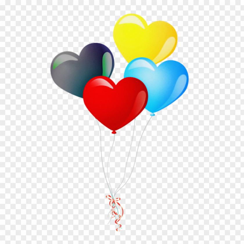Heart Balloon Love Party Supply PNG