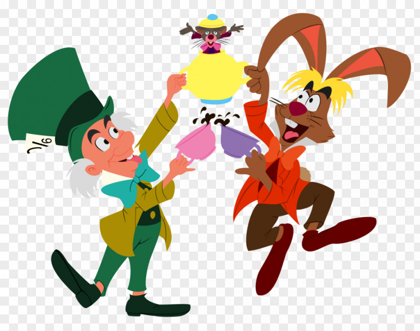 Mad Hatter Alice In Wonderland The March Hare Dormouse PNG