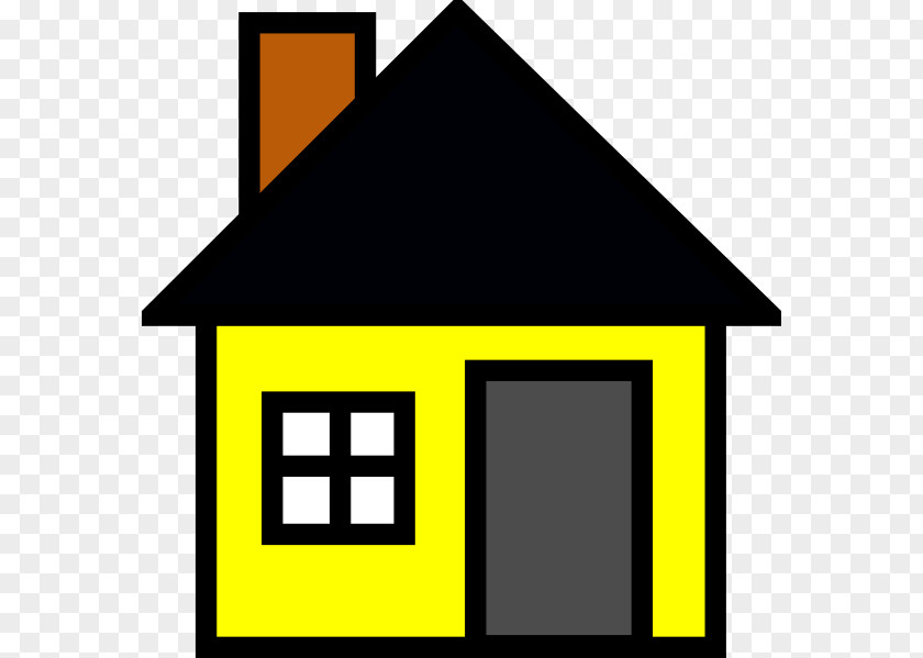 Yellow House Clip Art PNG