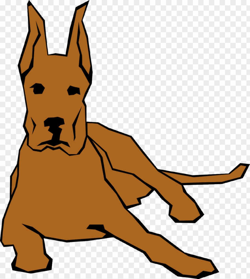 Dog Great Dane Drawing Line Art Clip PNG