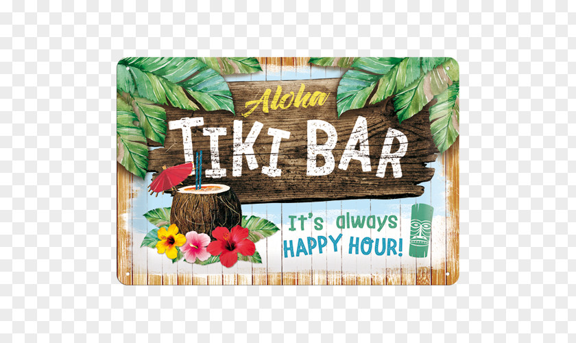 Beer Tiki Bar Happy Hour PNG