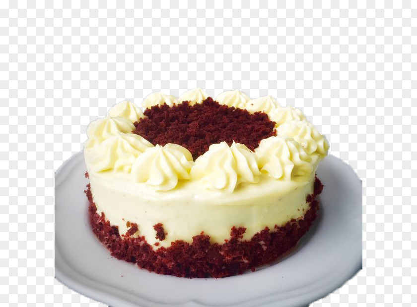 Red Velvet Cake Cream Cheesecake Chiffon Tart PNG