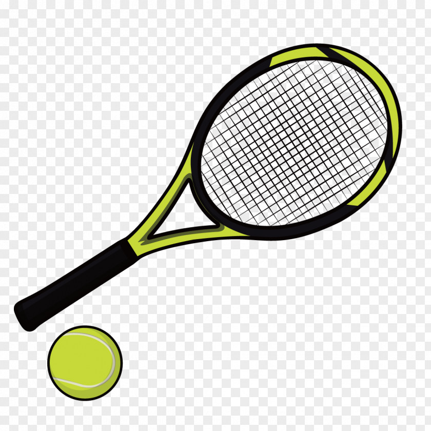 Tennis And Racket Rakieta Tenisowa PNG