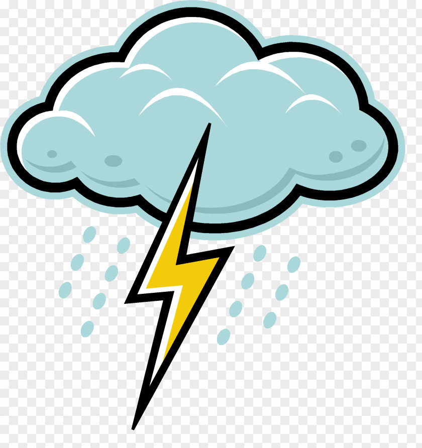 Weather Thunderstorm Cloud Rain Lightning Strike PNG