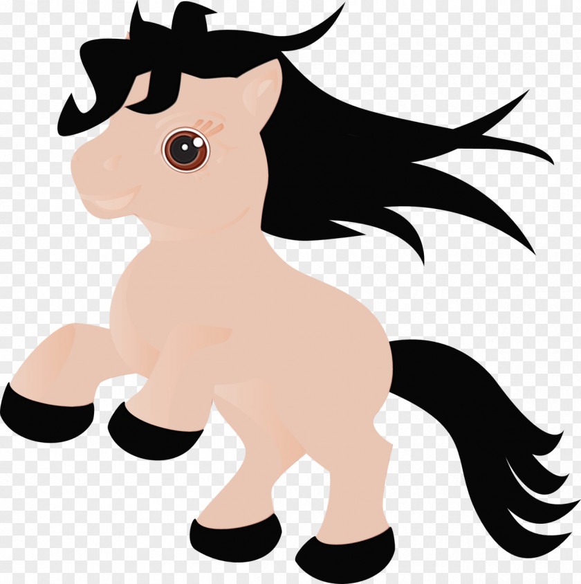 Animation Fictional Character Cartoon Clip Art Horse Animal Figure Pony PNG