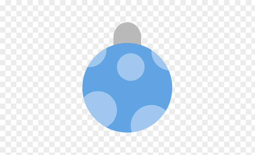 Christmas Ball Blue Sphere PNG