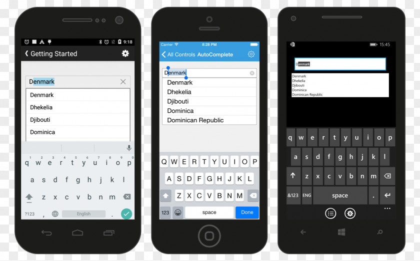 Linear Calendar Feature Phone Xamarin Smartphone User Interface Syncfusion PNG