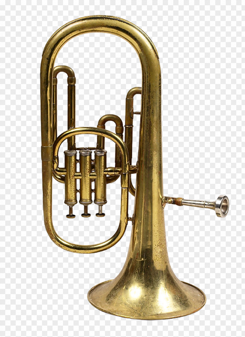 Metal Instruments Trombone Musical Instrument Saxhorn Tuba Wind PNG