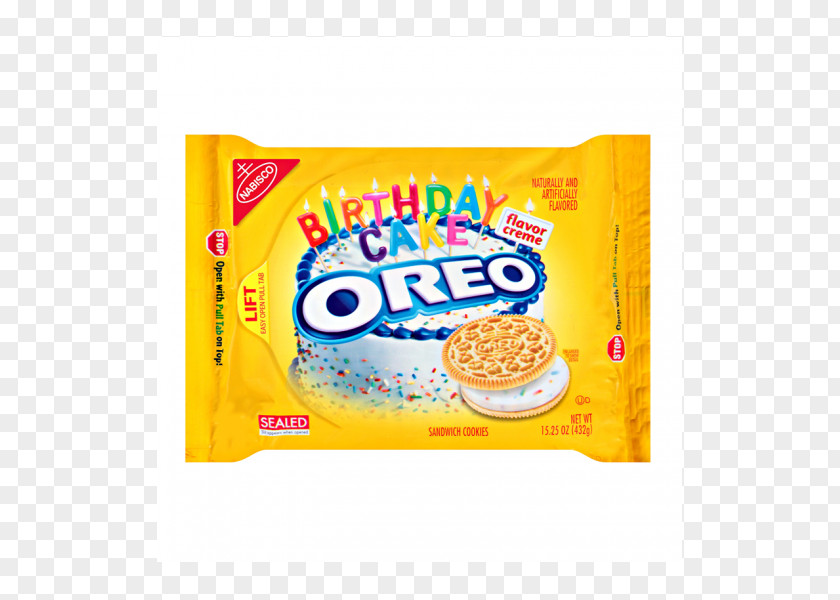 Oreo Cookies Ritz Crackers Cream Flavor Birthday Cake PNG