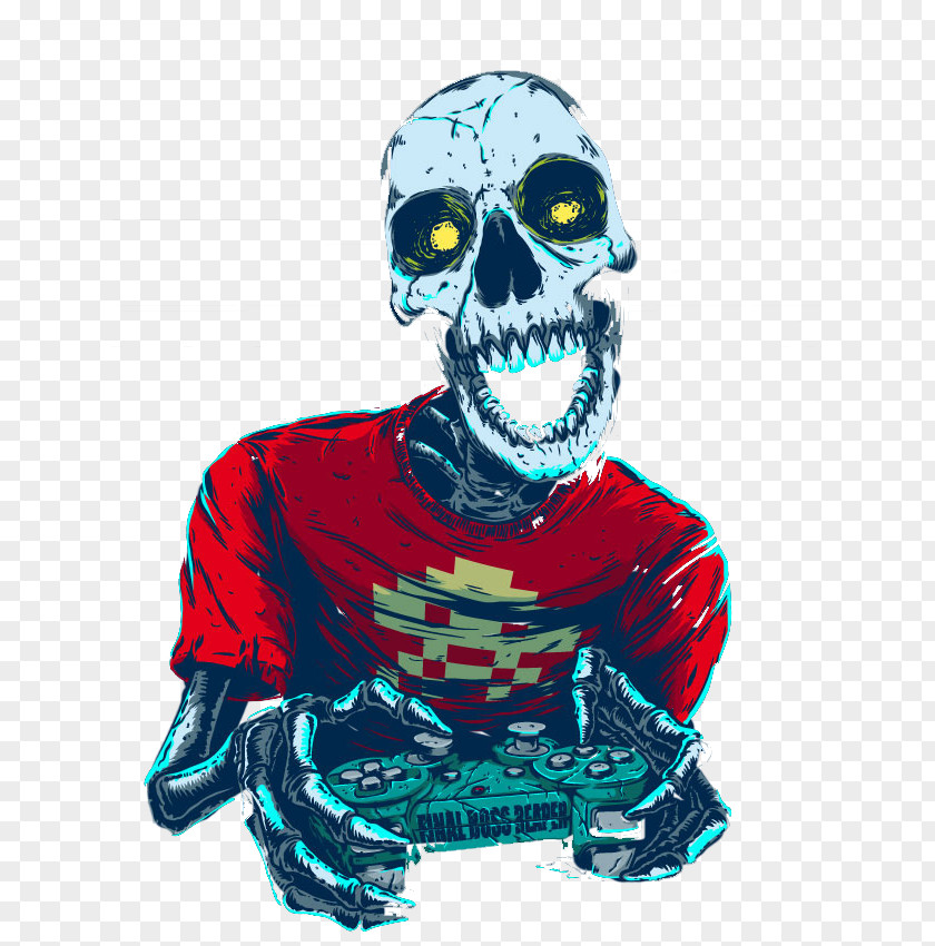 Skeleton T-shirt Art Drawing Illustration PNG