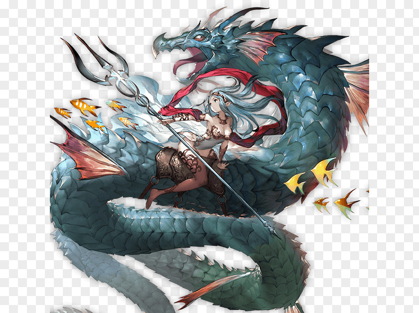 Summoned Granblue Fantasy Rage Of Bahamut Wiki Neptune Cygames PNG