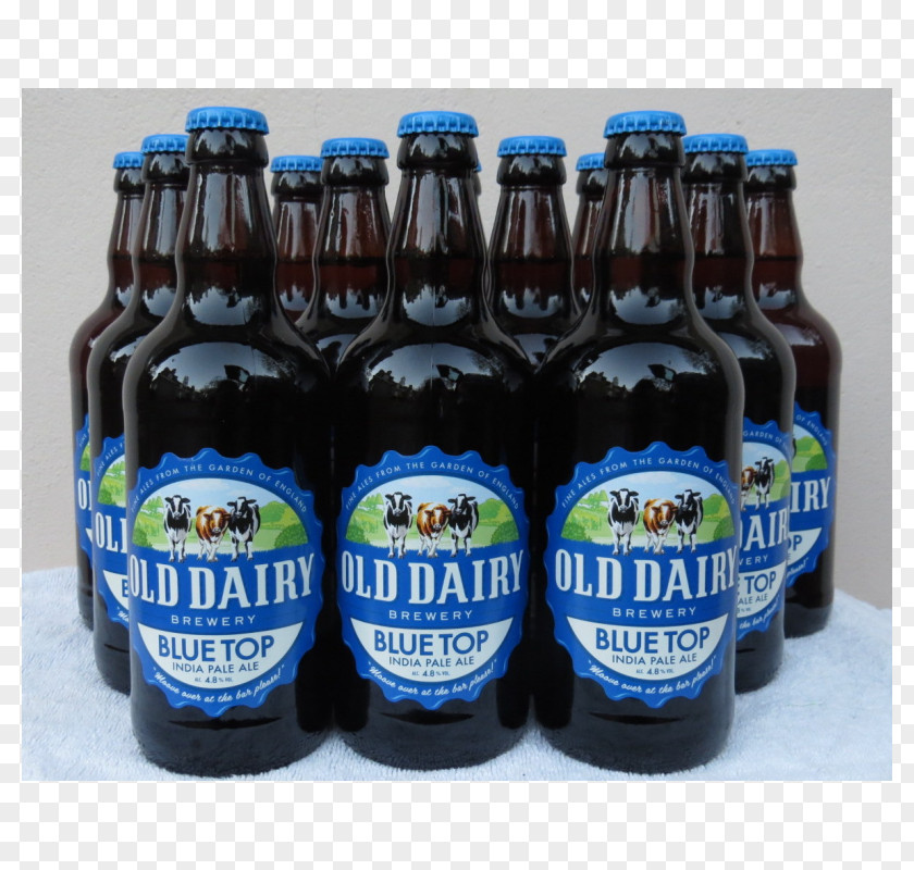 Beer Bottle Old Dairy Brewery India Pale Ale PNG