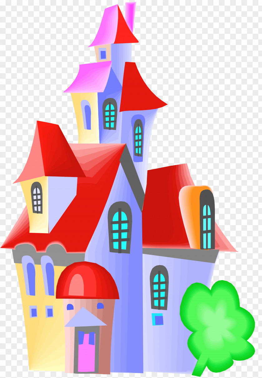 Drawing Fairy Tale Castle Cartoon PNG