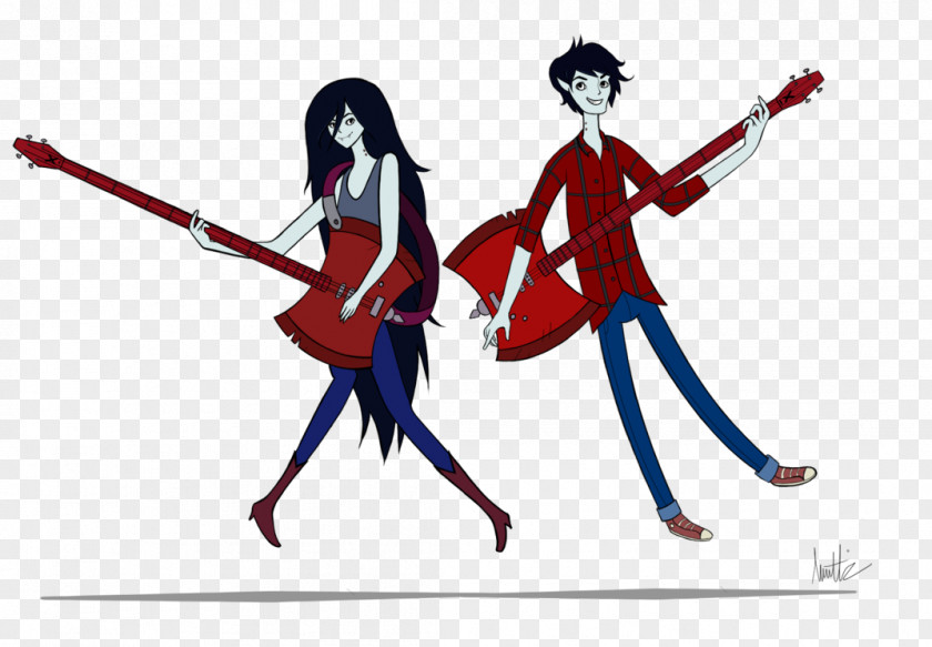 Playing Guitar Marceline The Vampire Queen Clip Art Marshall Lee Image Drawing PNG