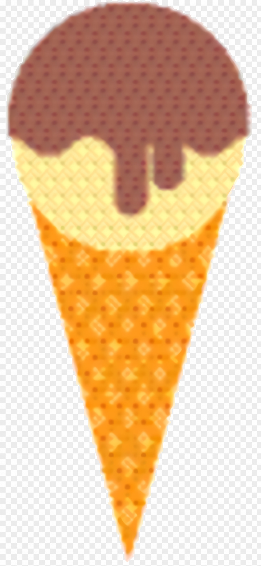 Chocolate Ice Cream Cone Background PNG