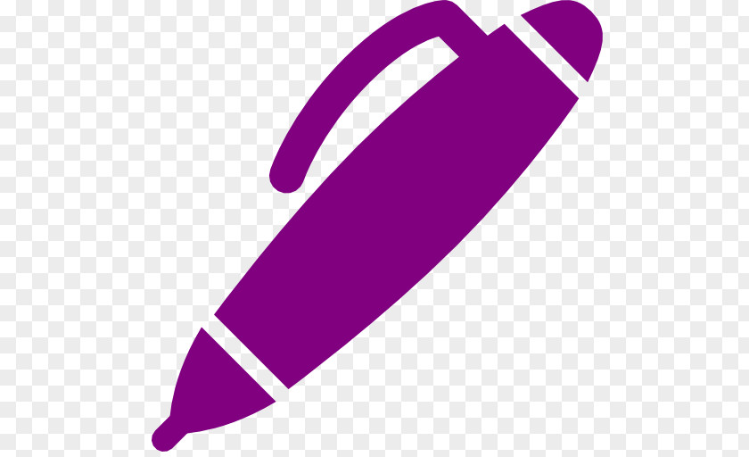 Purple Paper Ballpoint Pen Marker PNG