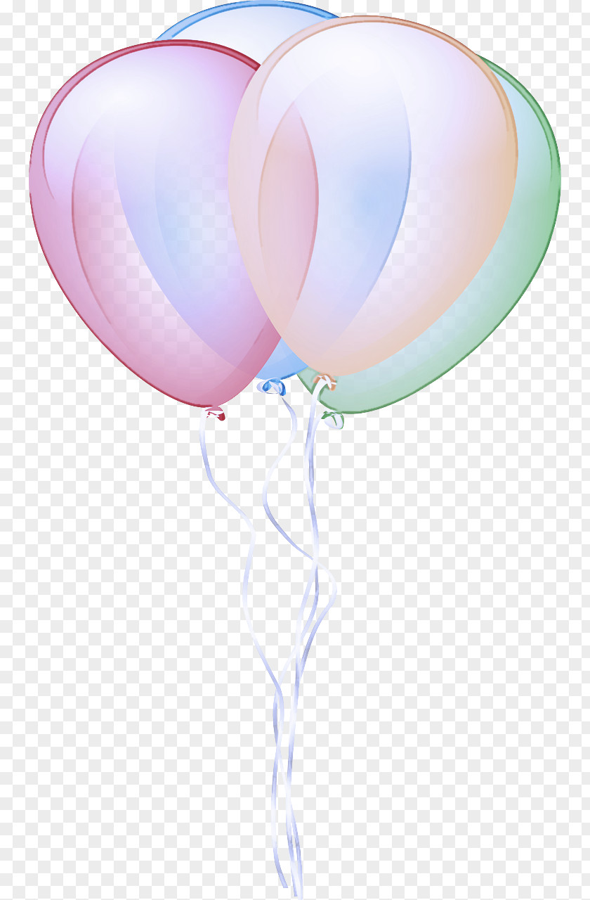 Balloon Party Supply Pink Heart PNG