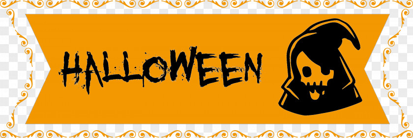 Happy Halloween Banner PNG