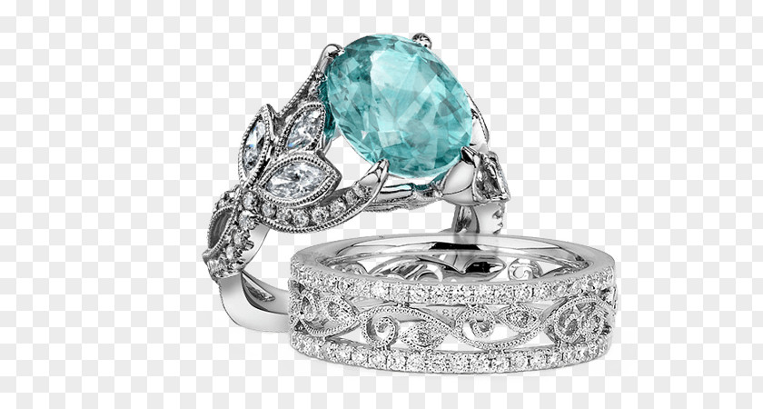 Upscale Jewelry Wedding Ring Jewellery Sapphire Turquoise PNG