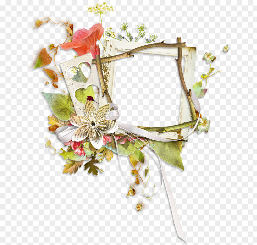 Verymany Picture Frames Floral Design Scrapbooking Paper PNG