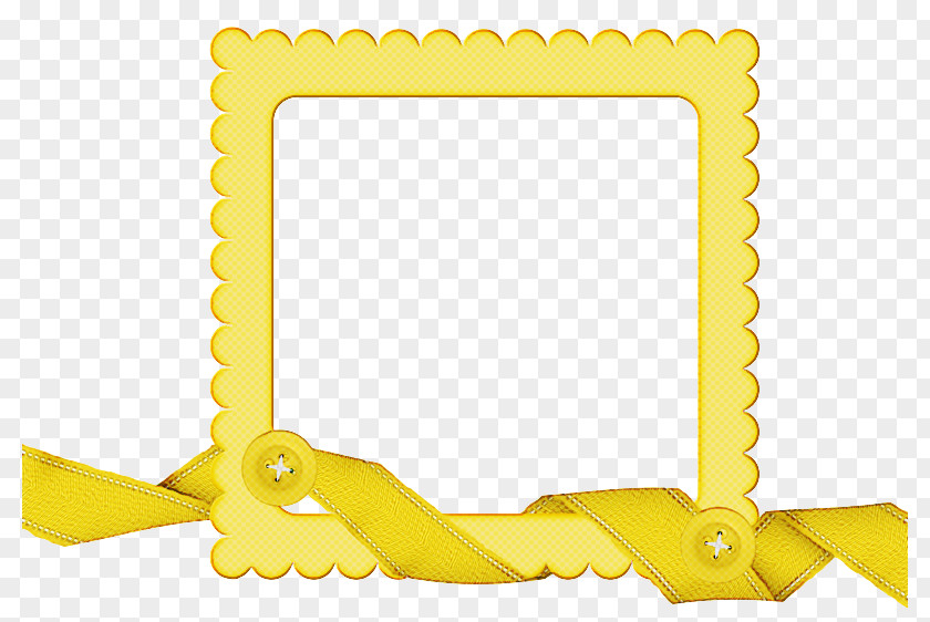 Yellow Picture Frames Cartoon PNG