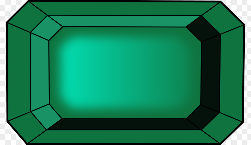 Emerald Gemstone Clip Art PNG
