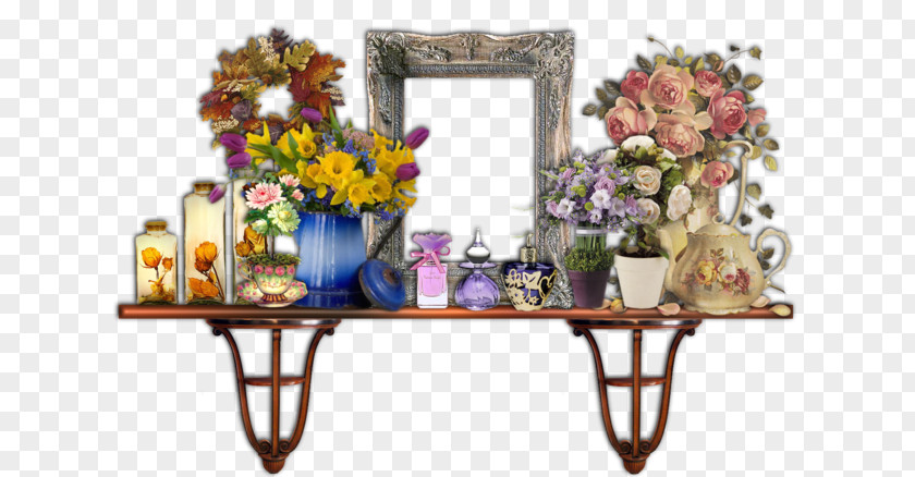 Flower Floral Design Picture Frames Decoupage PNG