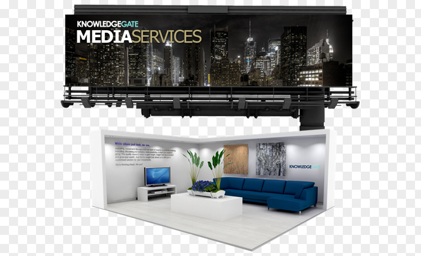 Outdoor Advertising Display Device New York City Multimedia PNG