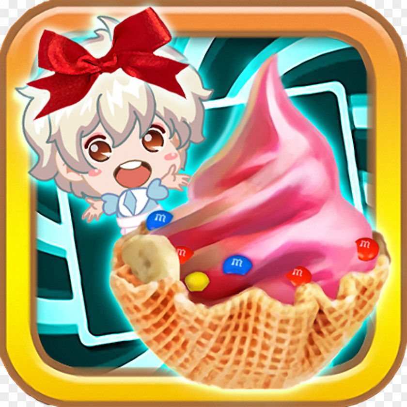 Rui Ice Cream Froyo Party! Frozen Yogurt Sundae IPhone 4 PNG