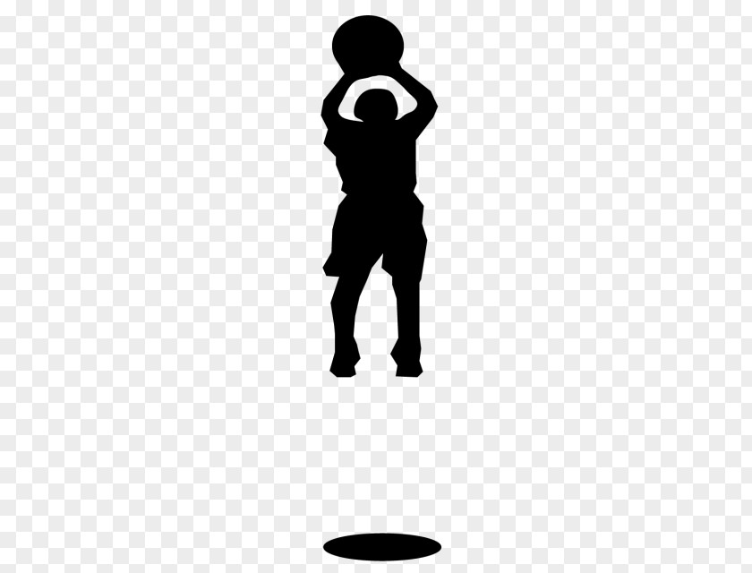 Silhouette Basketball Shooting Sport PNG