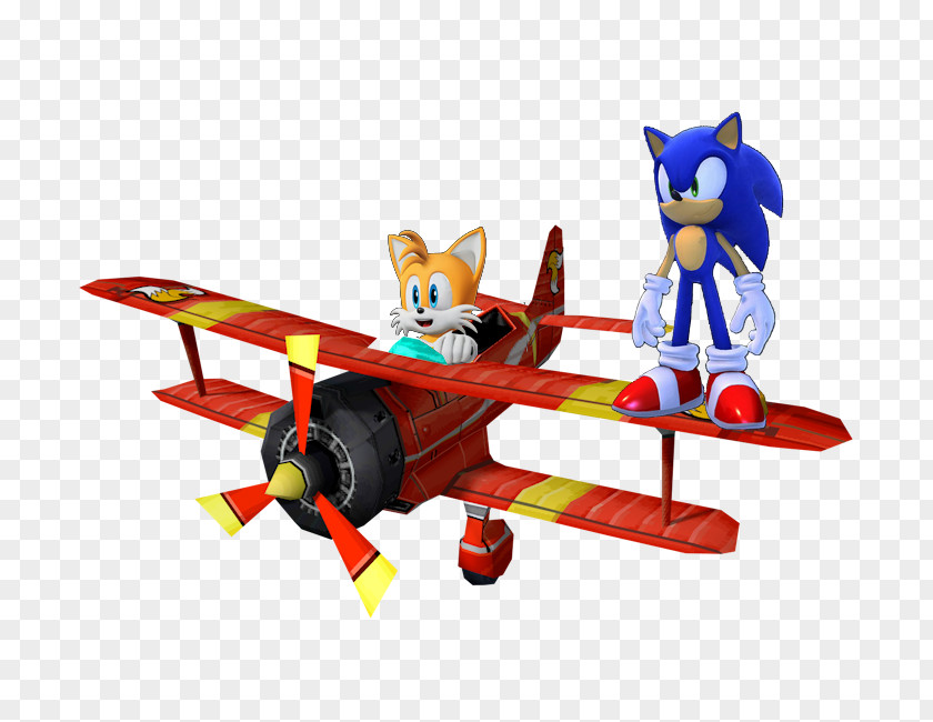 Toy Plane Sonic Chaos Tails Unleashed The Hedgehog Heroes PNG