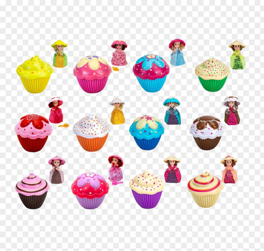 Doll Cupcake 2 Colors Fruitcake Toy PNG