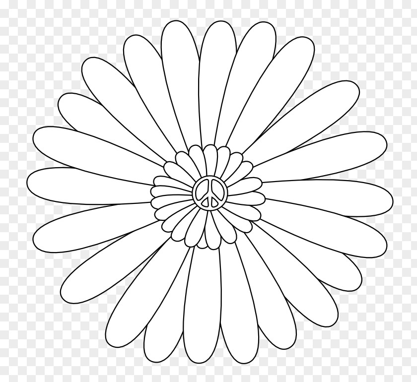 Flower Tattoos Black And White Pop Art Line PNG