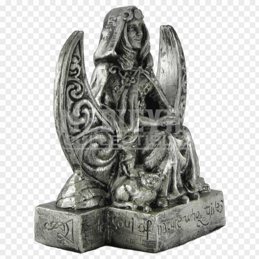 Moon Goddess Statue Figurine PNG