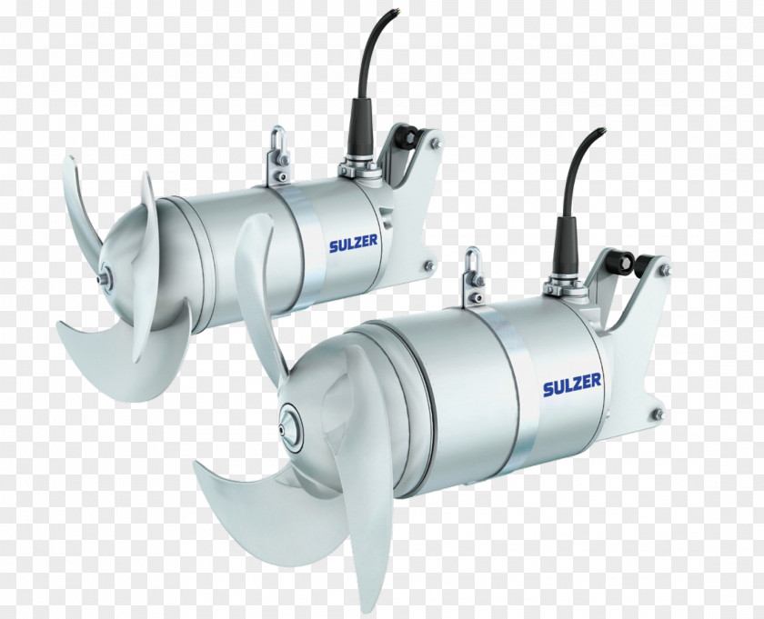 Sewage Treatment Submersible Mixer Pump Sulzer Machine PNG