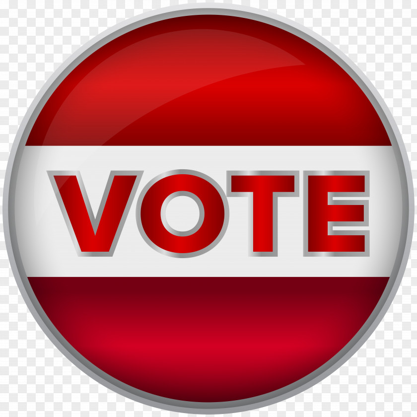 Vote Red Badge Clip Art Image Voting Voter Registration Royalty-free Stock Photography Election PNG