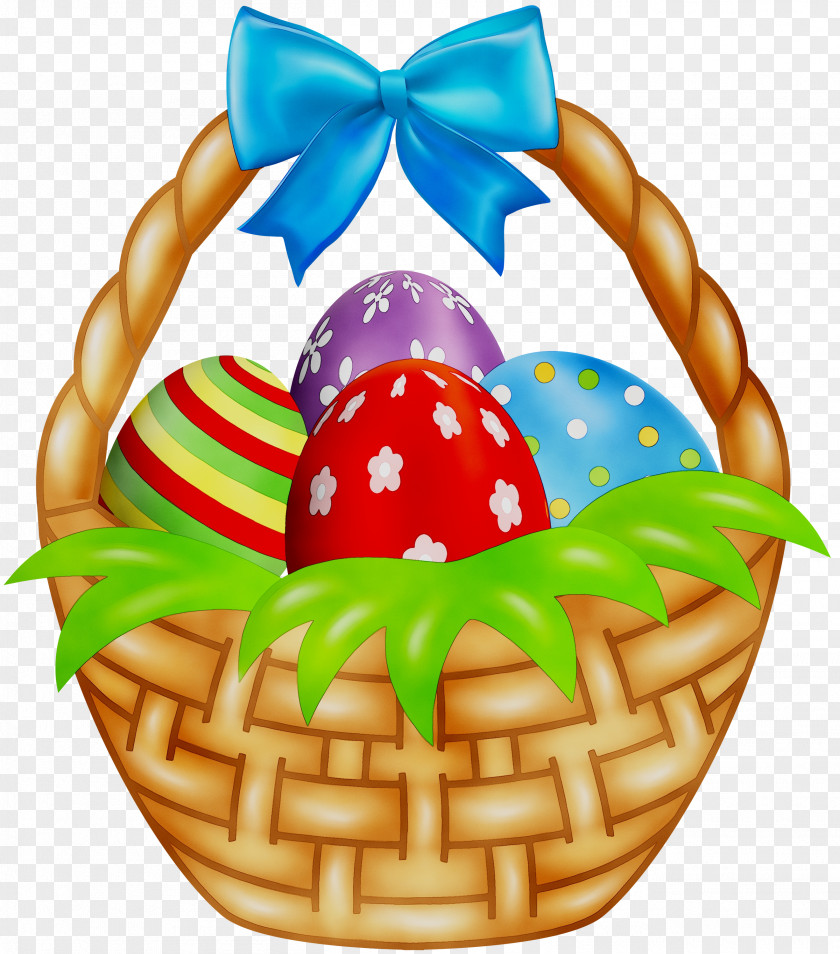 Easter Basket Egg Clip Art Image PNG