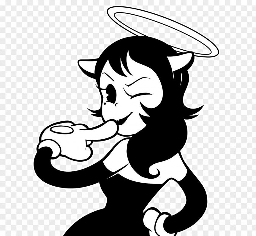Easy Things To Draw Bendy And The Ink Machine Angel Of Stage Betty Boop Video Game Five Nights At Freddy's PNG