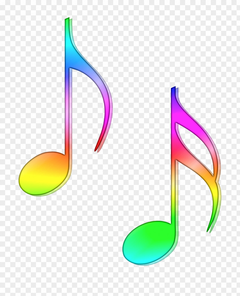 Musical Note Color Clip Art PNG