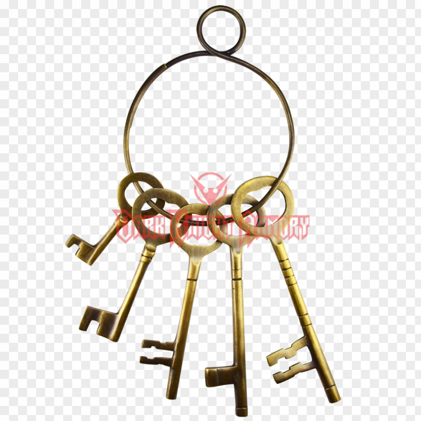 Castle Skeleton Key Padlock Jailer PNG