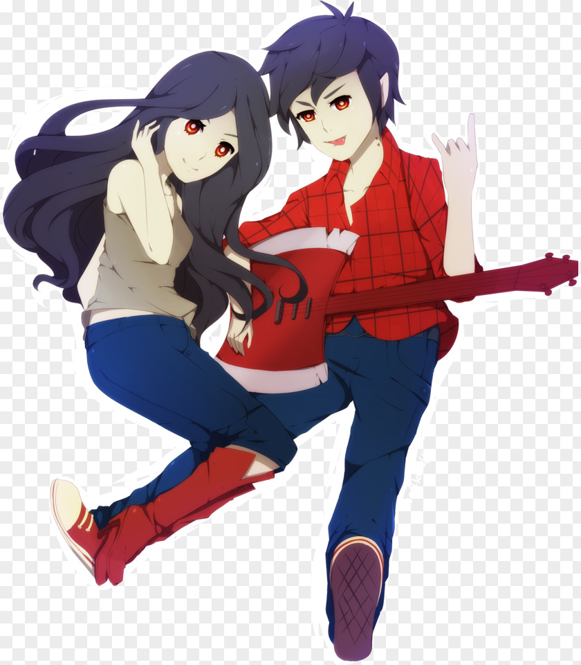Floating Ice Marceline The Vampire Queen Flame Princess Finn Human Marshall Lee Fan Fiction PNG