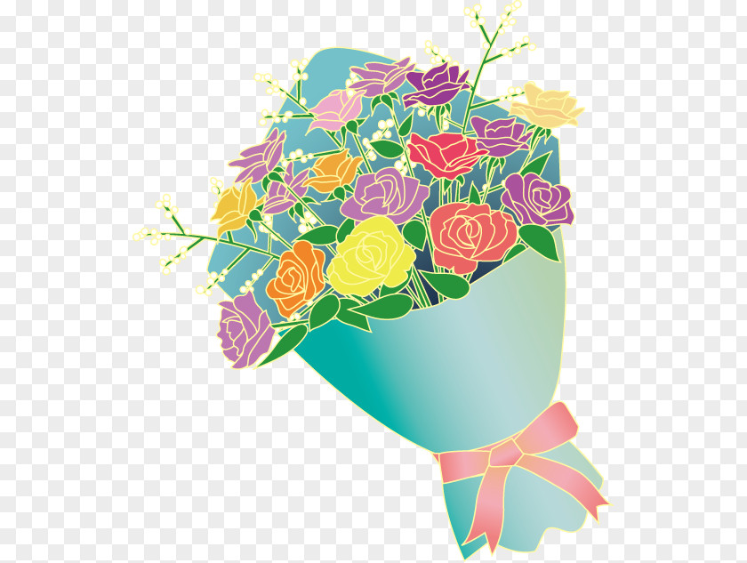 Flower Garden Roses Floral Design Nosegay Cut Flowers PNG