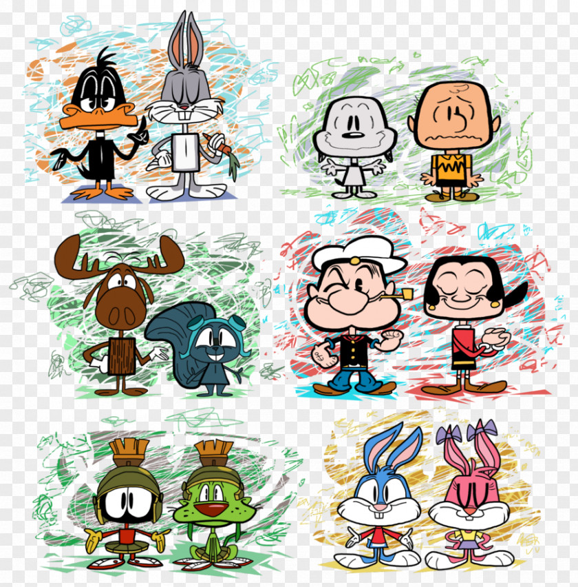 Looney Tunes Rocky And Mugsy Babs Bunny Drawing Illustration Clip Art PNG