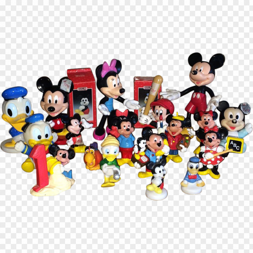 Minnie Mouse Mickey Donald Duck Pluto Figurine PNG