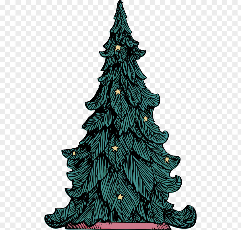 Christmas Decoration Green Tree PNG