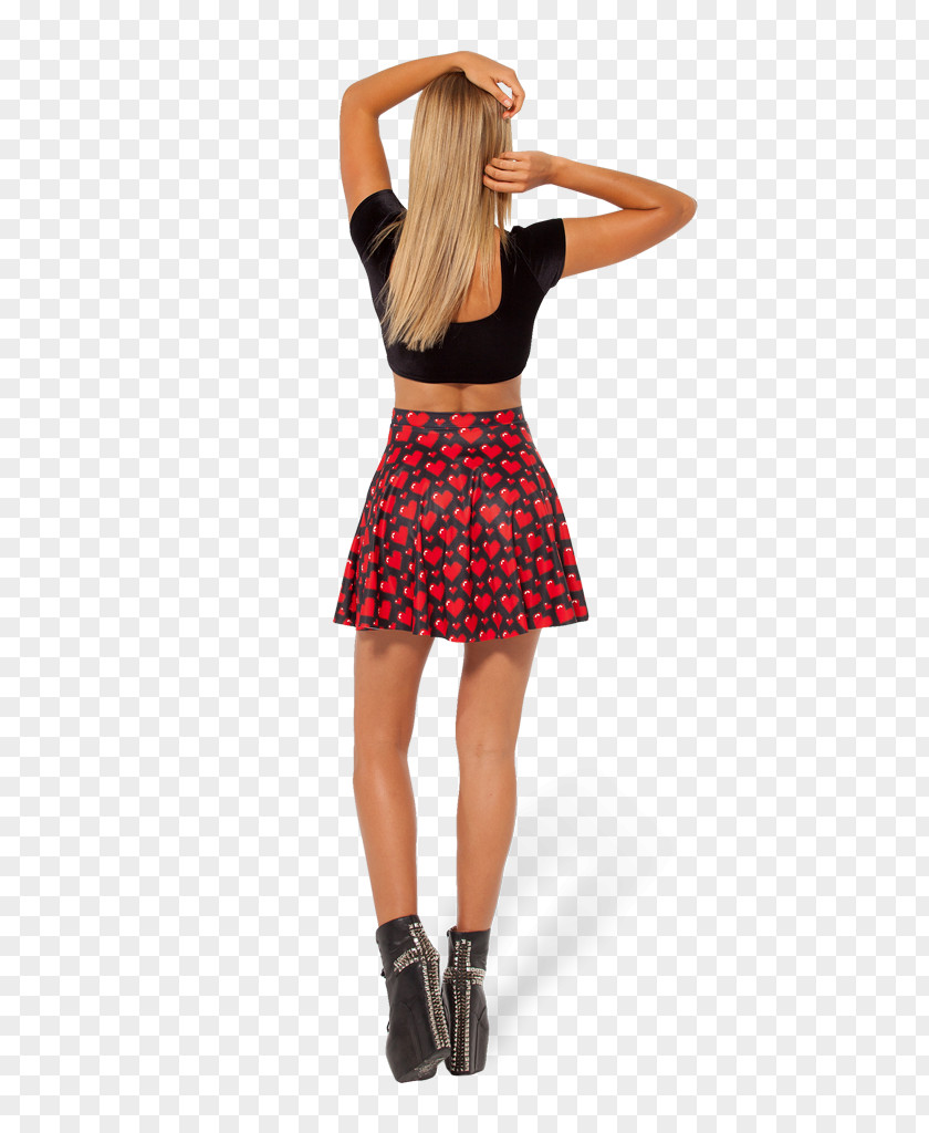 Dress Miniskirt Red A-line White PNG