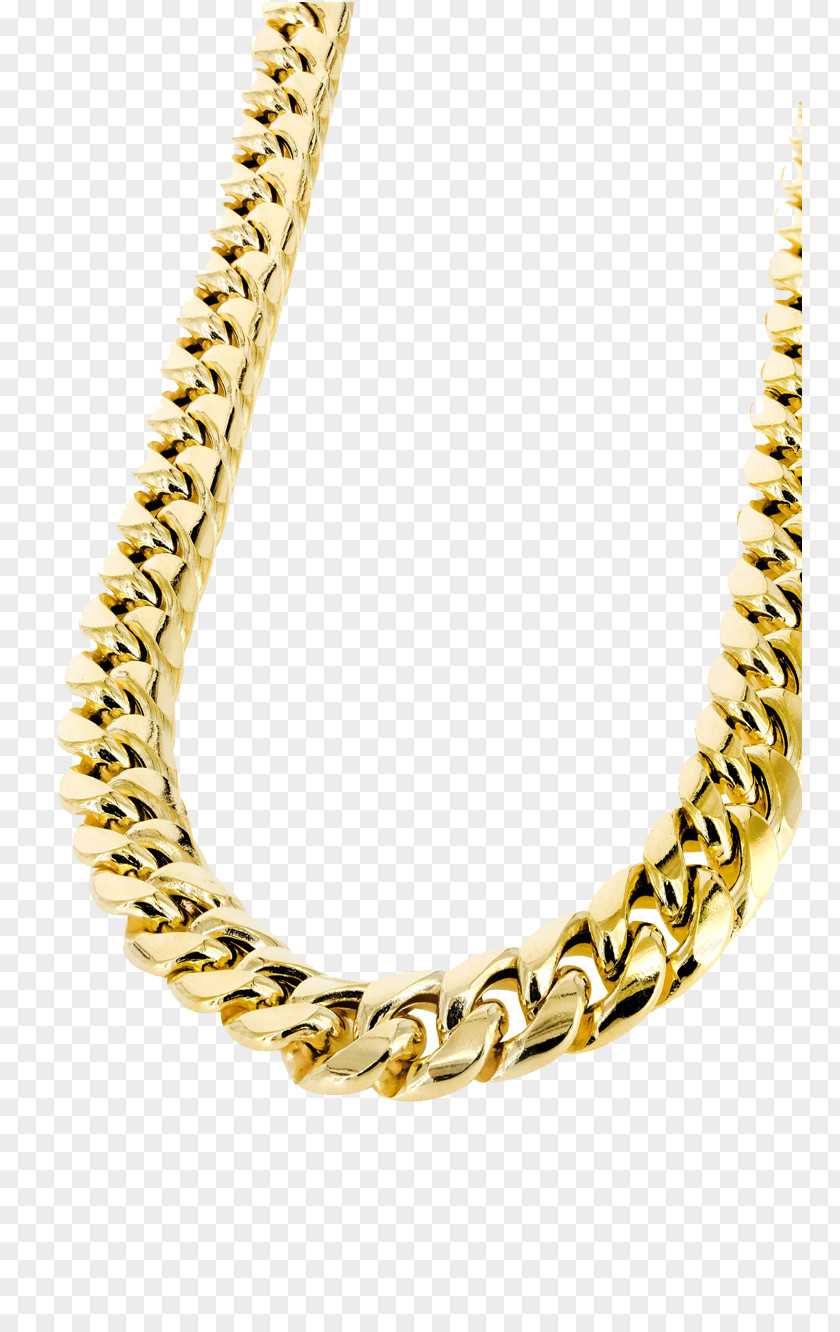 Gold Jewellery Chain Colored Necklace PNG