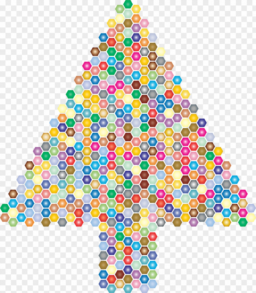 Hexagonal Christmas Ornament Tree Decoration Art PNG